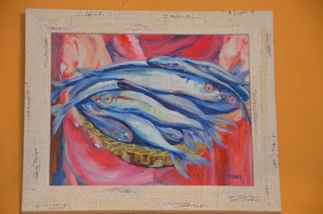 La Plata, barcelona, restaurant, bar, rey de las tapas, food, tavern, arte, painting, sebastià sancho