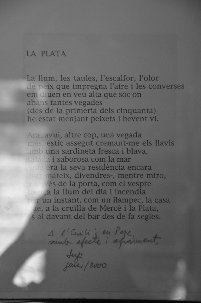 La Plata, barcelona, restaurant, bar, rey de las tapas, food, tavern, arte, poetry, poesia