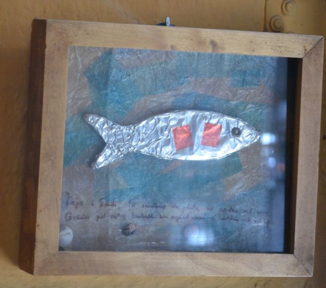 La Plata, barcelona, restaurant, bar, rey de las tapas, food, tavern, arte, painting, sardina, sardine