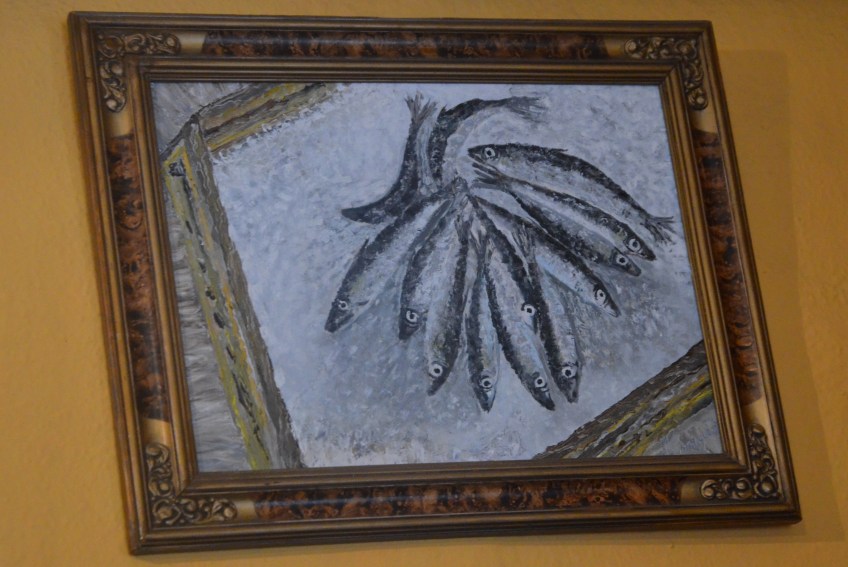 La Plata, barcelona, restaurant, bar, rey de las tapas, food, tavern, arte, painting, watercolor