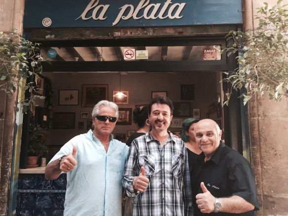 Manolo García, en el bar La Plata.